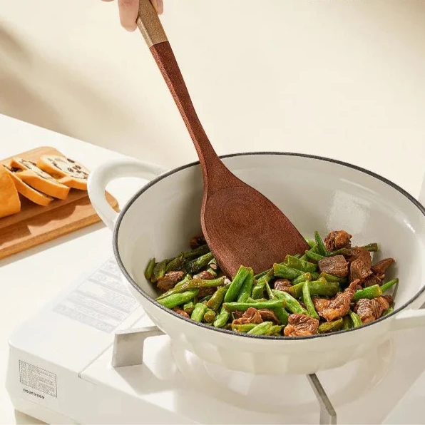 Ustensiles cuisine en bois beige - ETO La maison du wok